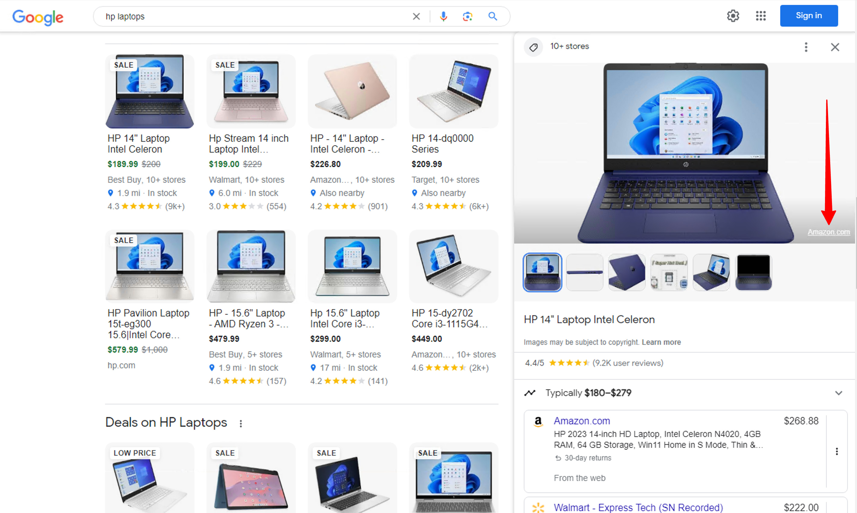 Google Store Name Link On Product Image