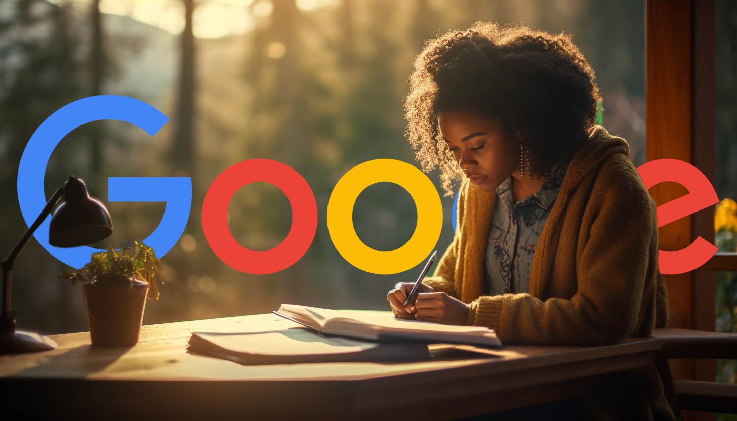 Female Writer Google Logo