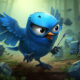 Twitter Bird Fighting Bing Robots