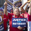 Autoworkers used to have lifelong health care and pension income. They want it back