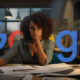 Woman Annoyed Agency Desk Google Logo