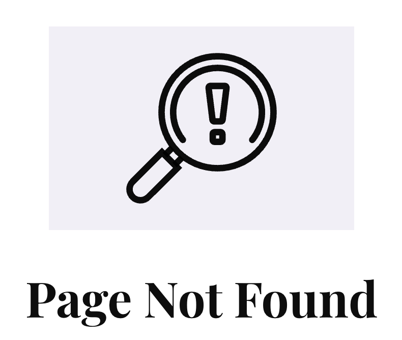 An error showing "Page not found" on a page