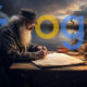 Old Man Writing On Water Google