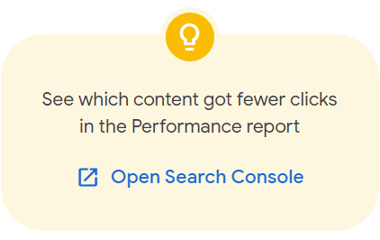 Screenshot Of Link To Search Console