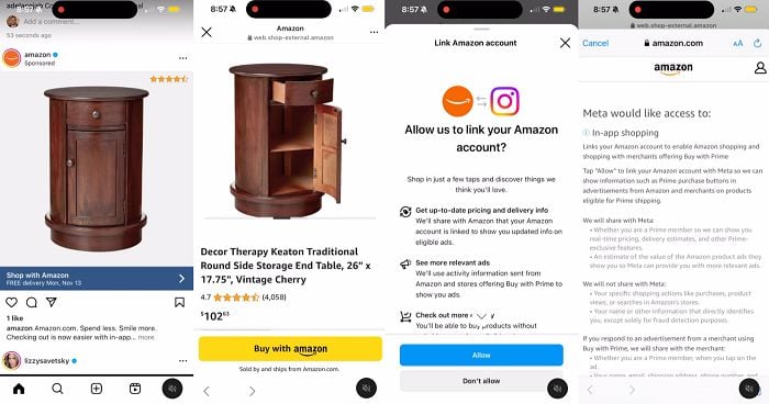 Meta Inks New Deal with Amazon to Facilitate Amazon Shopping on Facebook and IG