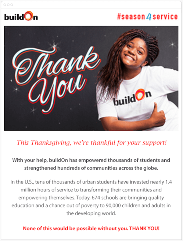 holiday customer thank you email and message examples