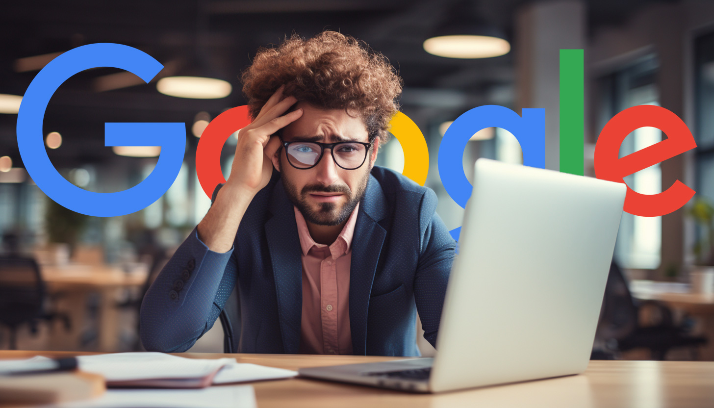 Frustated Man Agency Google Logo