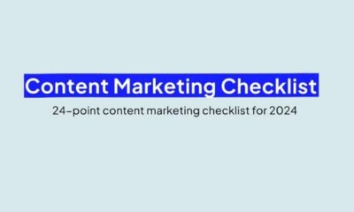 Content Marketing Checklist for 2024: 24 Steps to Online Success [Infographic]