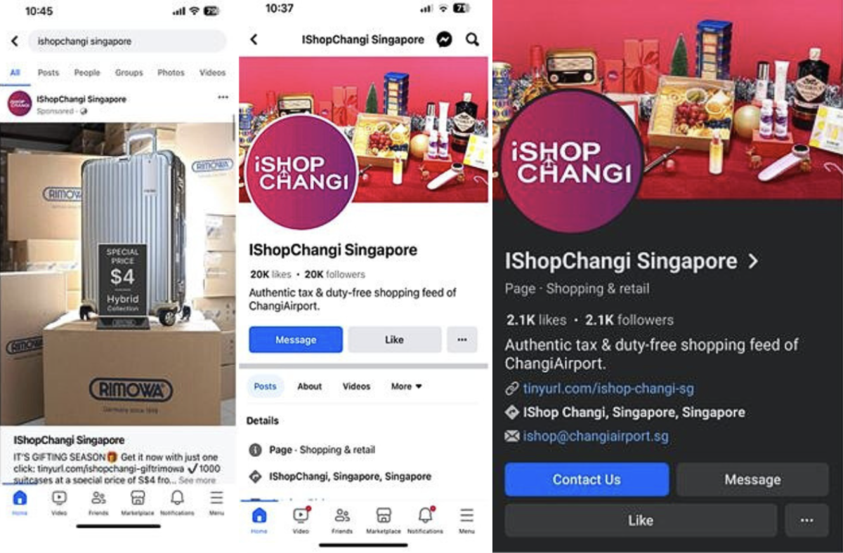 Rimowa luggage phishing scam impersonates iShopChangi platform, as at least 19 victims have lost $7,000