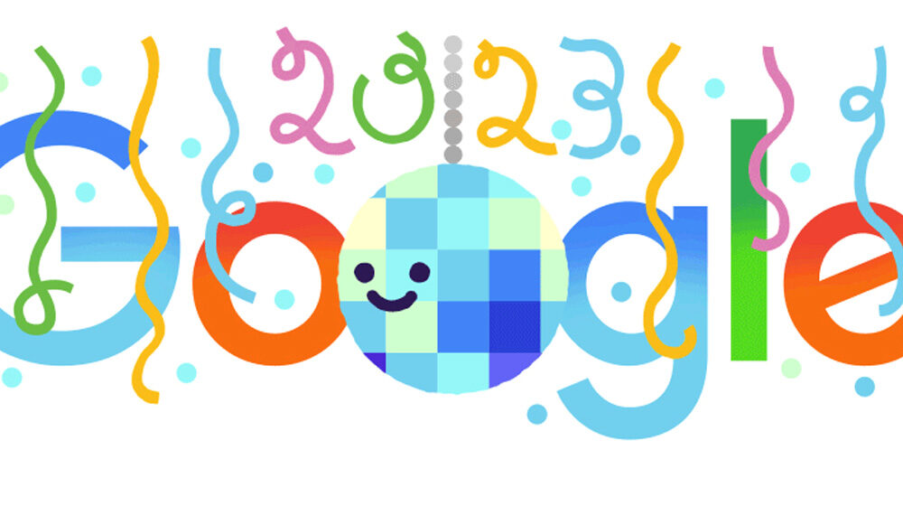 Google New Years Eve Doodle