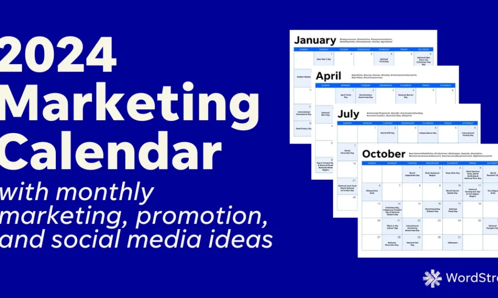 The Only Marketing Calendar You'll Need in 2024 (Packed with Ideas + Free Template!)