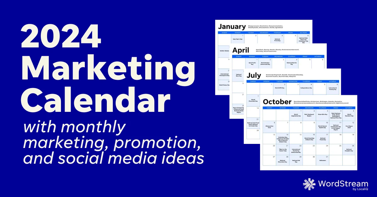 The Only Marketing Calendar You'll Need in 2024 (Packed with Ideas + Free Template!)
