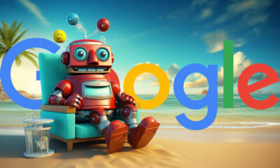 Google Robot Relax Beach