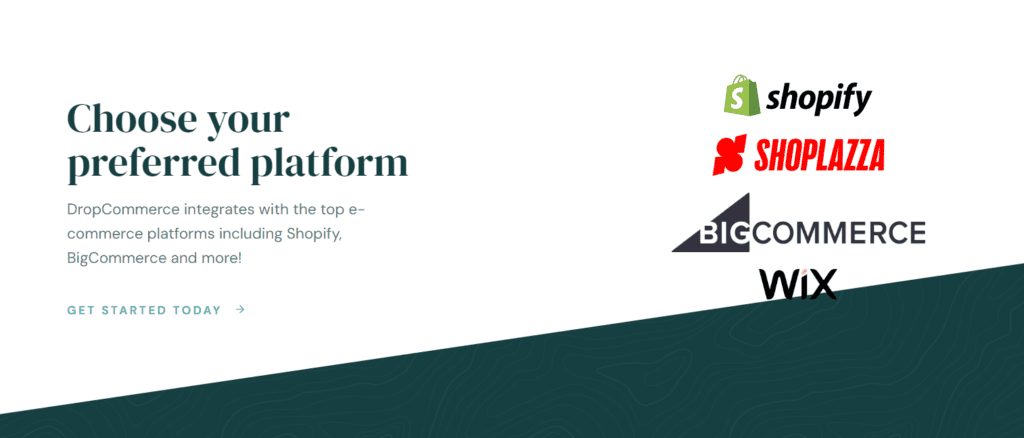 DropCommerce ecommerce platforms integrations
