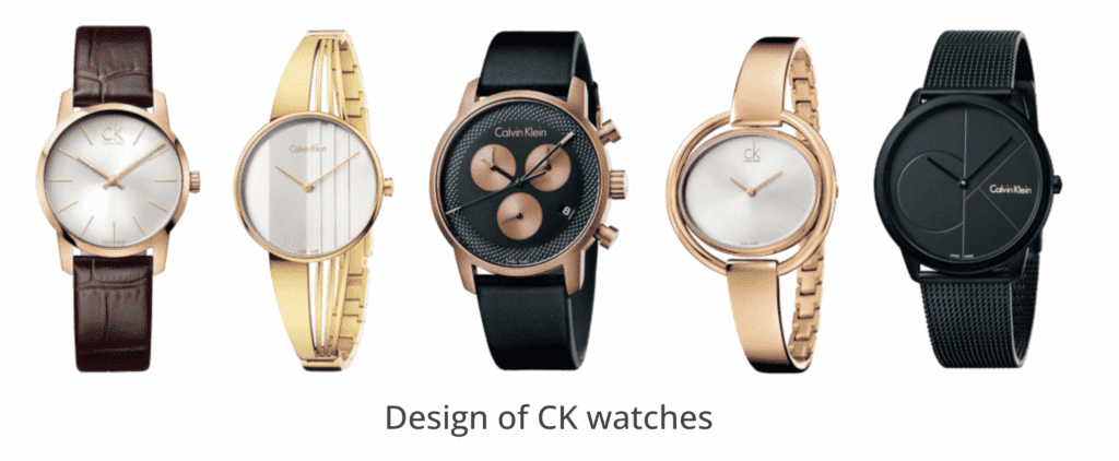 Calvin Klein watches of Tic Distribution