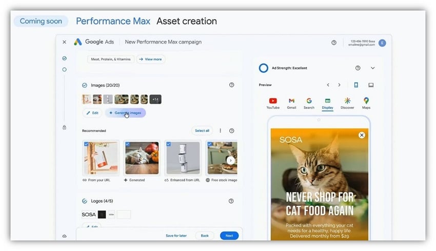 google marketing live - 2023 performance max asset creation