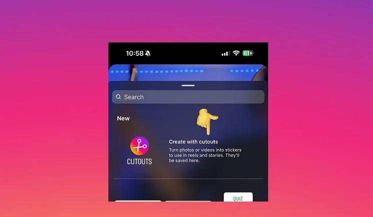 Instagram Adds Video Cutout Option to Create Animated Stickers