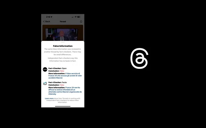 Meta Begins Testing Fact Check Markers on Threads