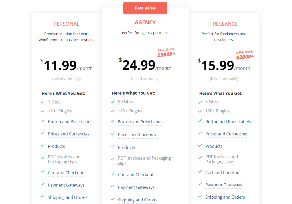 Booster for WooCommerce pricing