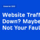 Website Traffic Down? Maybe It's Not Your Fault