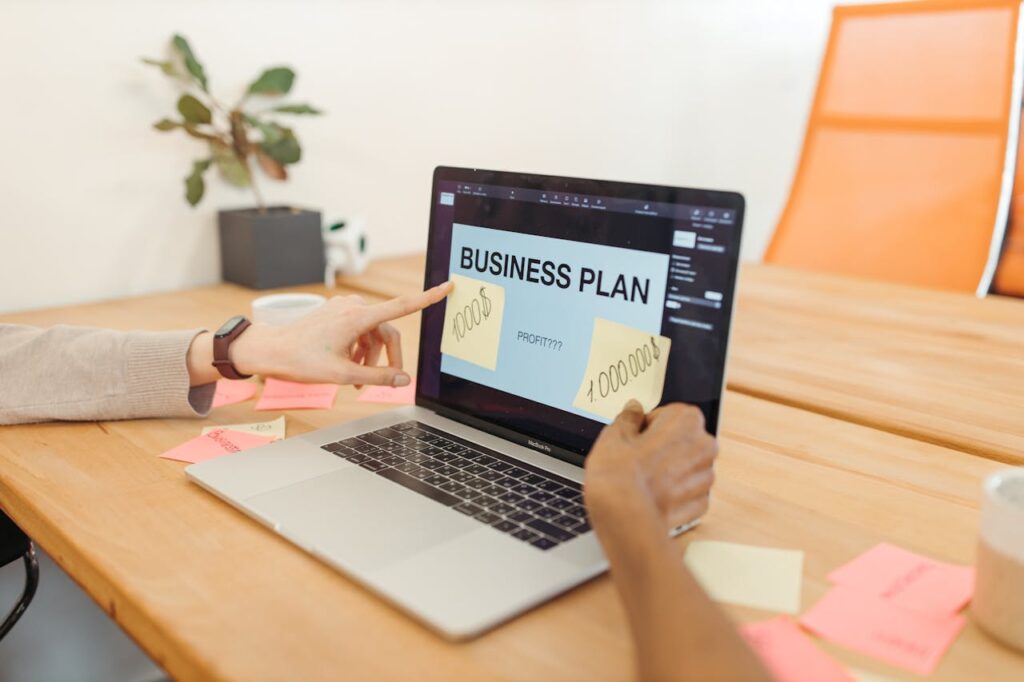 Develop a business plan
