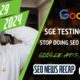 Google SGE In Wild, Stop Doing SEO For Google, Maps & Shopping Features & Google Ads Safety Report