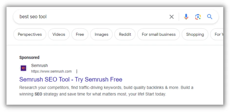 google ads advertising platform example