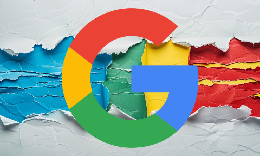 Google Torn Paper Logo