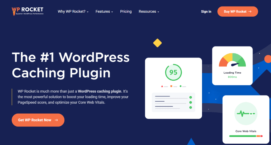 WP Rocket - WordPress Caching Plugin