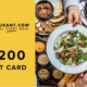 Feed Your Company Spirit with This $200 Restaurant.com eGift Card That's Only $35