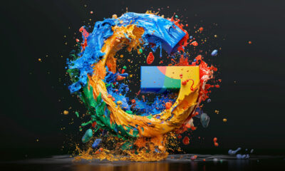 Google Logo Melt Explode