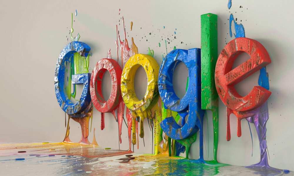 Melting Google Logo