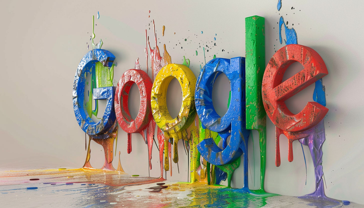 Melting Google Logo