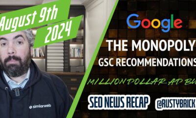 Google Monopoly Ruling, Ranking Volatility, Million Dollar Ad Bugs, Search Console Recommendations & More