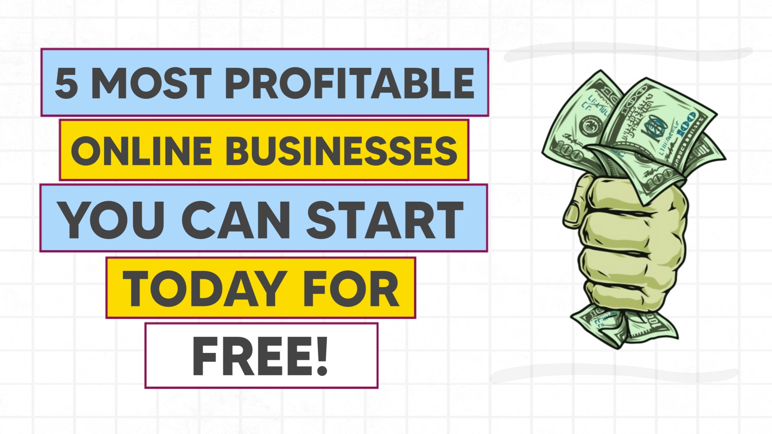 5 Most Profitable Online Businesses You Can Start Today for Free!