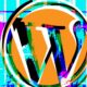 stylized WordPress logo