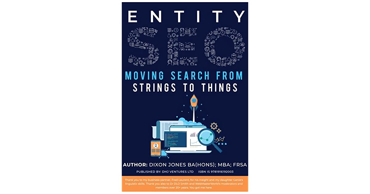 Dixon Jones, Entity SEO