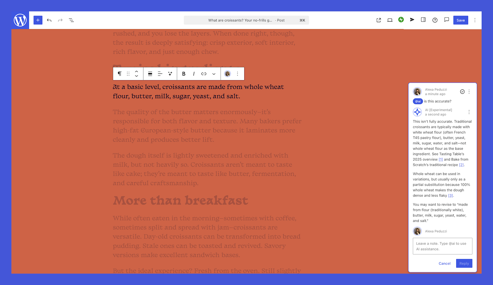 Block Notes with AI Assistant