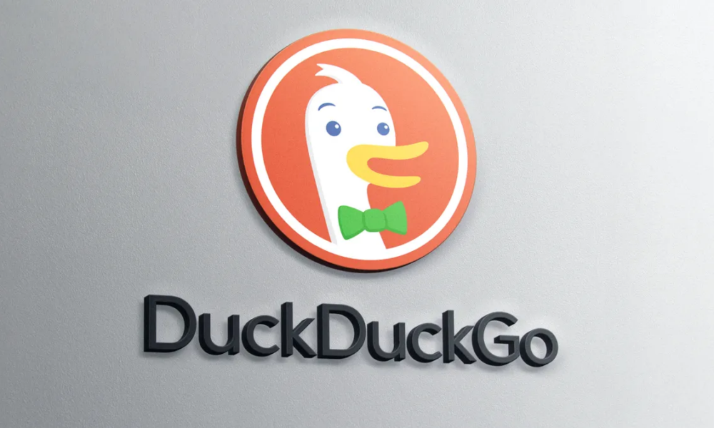 The DuckDuckGo logo showing a duck