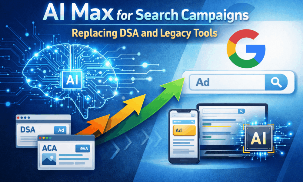 Google Is Replacing DSA and Legacy Search Tools With AI Max
