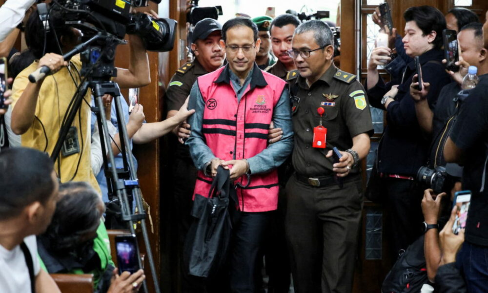 Trial of Nadiem Makarim, Indonesia's former education minister, in an alleged corruption case about his involvement in the...