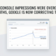 Search Console impressions were overcounted for months Google is now correcting the data